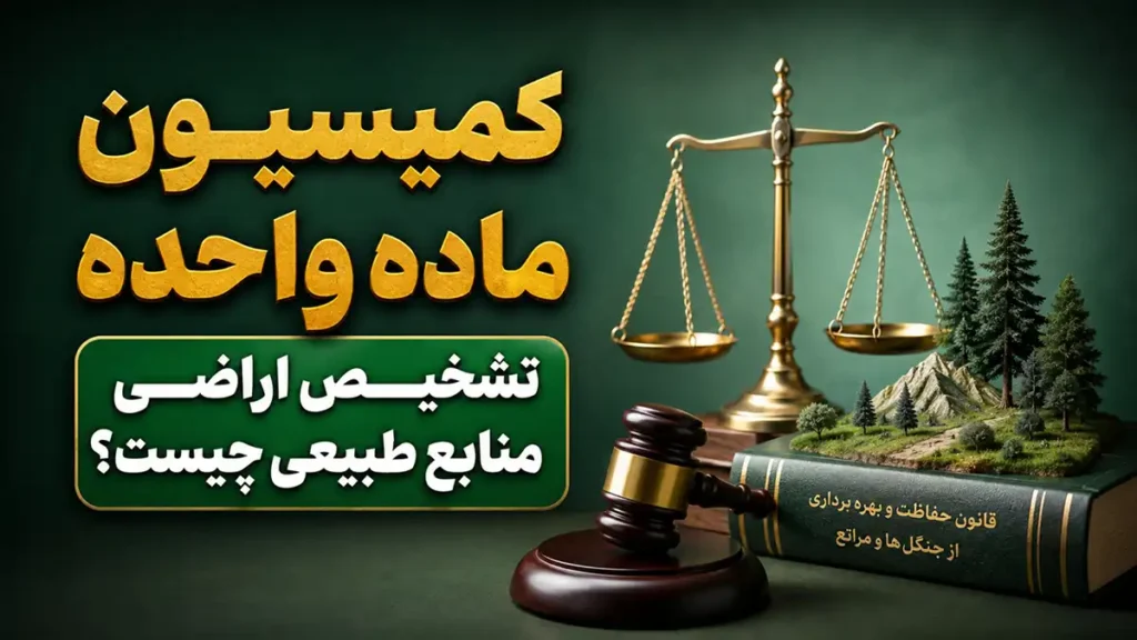 کمیسیون ماده واحده تشخیص اراضی منابع طبیعی چیست؟