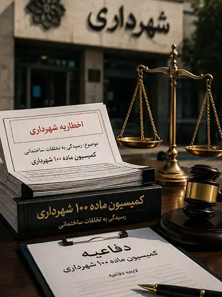 وکیل کمیسیون ماده ۱۰۰ شهرداری