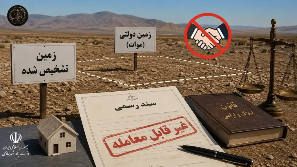 آیا می‌توان زمین تشخیص داده شده را خرید یا فروخت؟