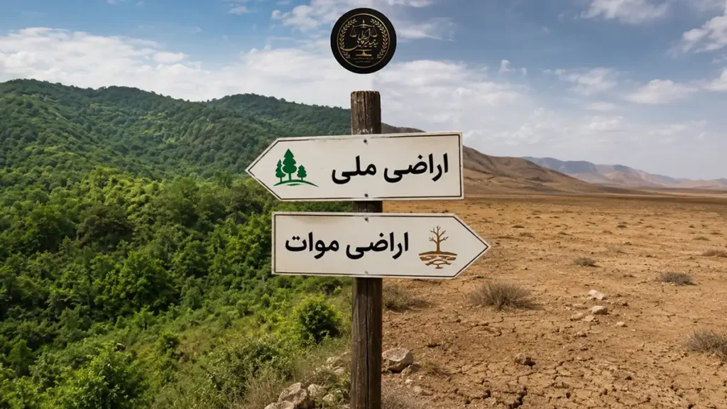 اراضی ملی و اراضی موات چیست