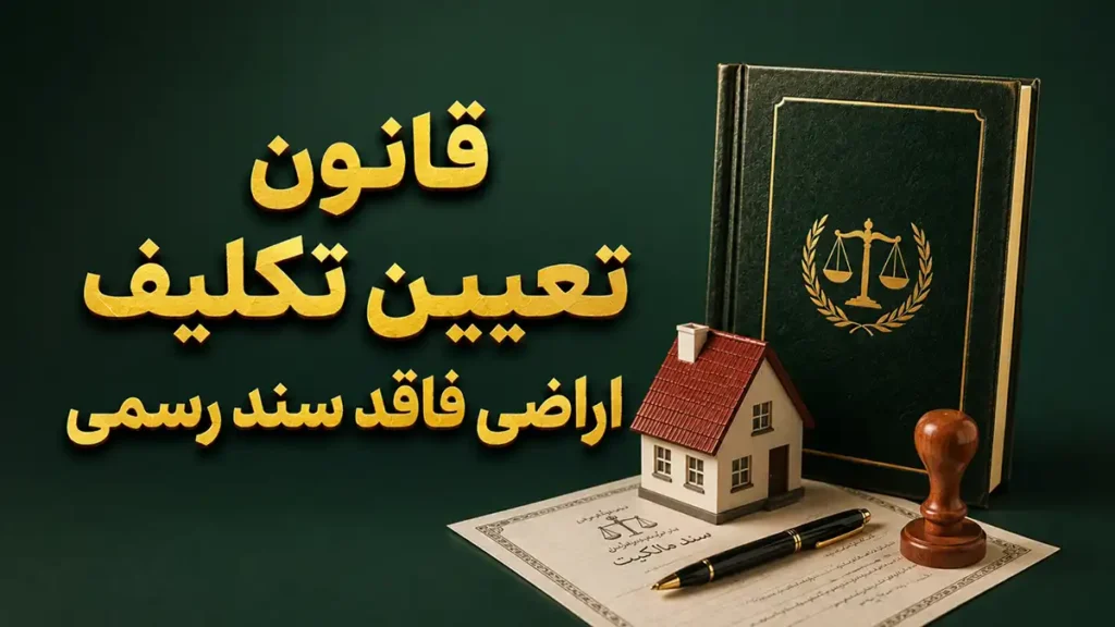 قانون تعیین تکلیف اراضی فاقد سند رسمی