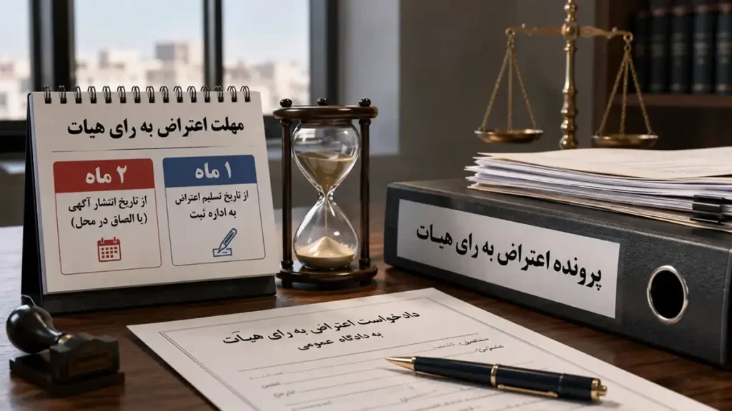 مهلت اعتراض به رای هیات چقدر است؟