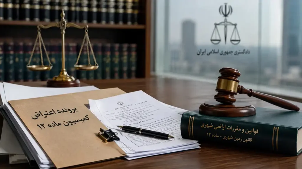 نمونه رویه قضایی در پرونده‌های اعتراض به کمیسیون ماده ۱۲