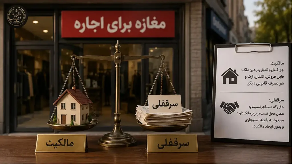 فرق مالکیت و سرقفلی چیست؟