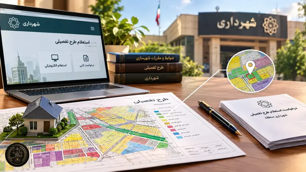 چگونه از قرارگیری ملک در طرح تفصیلی مطلع می شویم؟