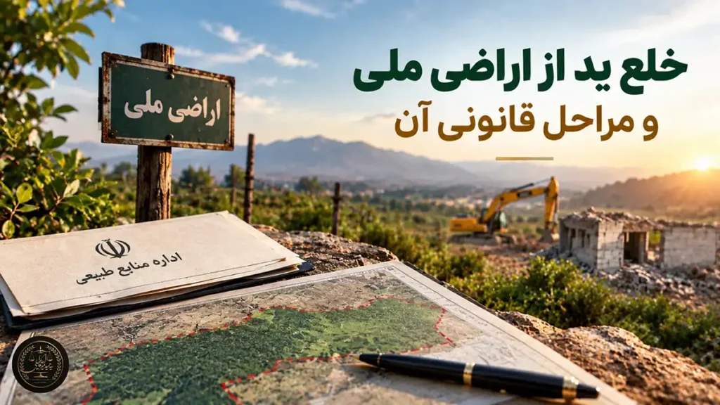خلع ید از اراضی ملی⚖️ اعتراض به حکم و نحوه دفاع