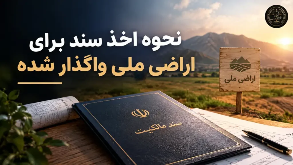 نحوه اخذ سند برای اراضی ملی واگذار شده⚖️ مراحل و مدارک